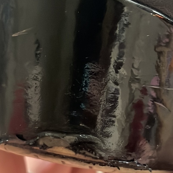 Kenneth Cole Joyce Black Patent Gladiator Sandal Sz 9M. BSN0898F - Picture 13 of 13